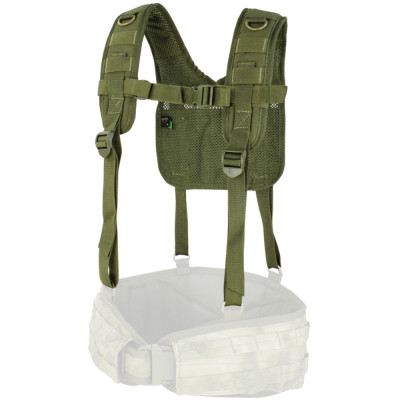 Подтяжки Condor H-HARNESS для разгрузочных поясов олива