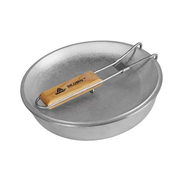 Сковорода Силумин походная с ручкой, БС26  