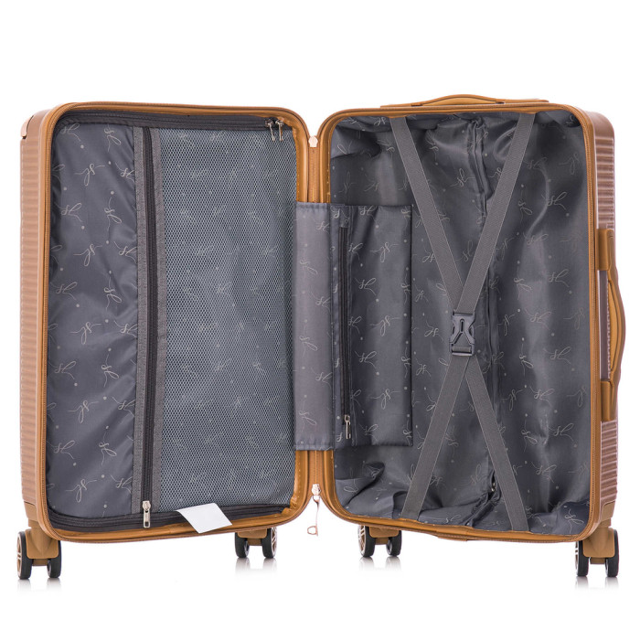 Чемодан Semi Line 20" (S) Gold (T5663-3)  