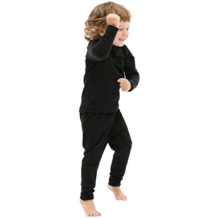 Термоштаны детские Turbat Yeti Bottom Kids anthracite black - 140 - черный  