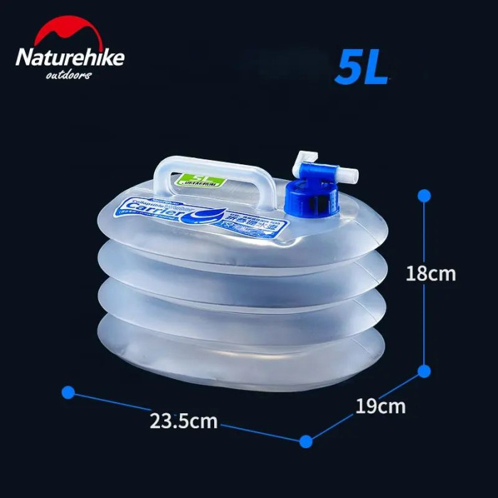 Канистра для воды складная Naturehike LDPE4 NH14S002-T, 5 л  