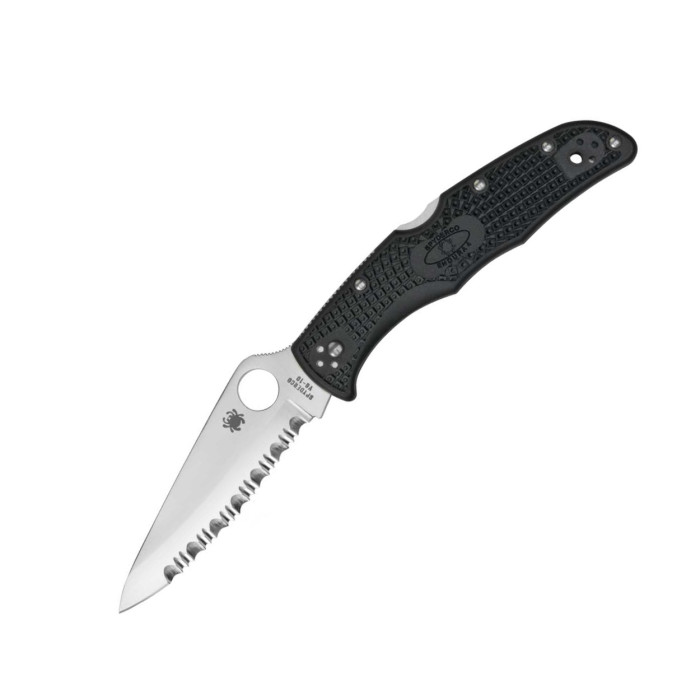 Нож Spyderco Endura 4, серрейтор C10SBK 