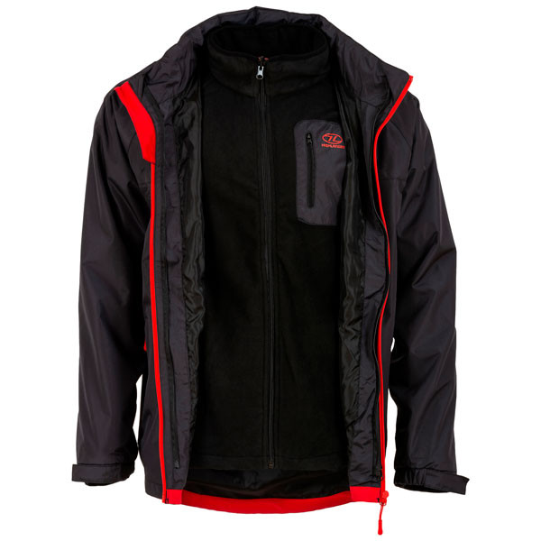 Ветровка Highlander Torridon 3 in 1 Black, S  