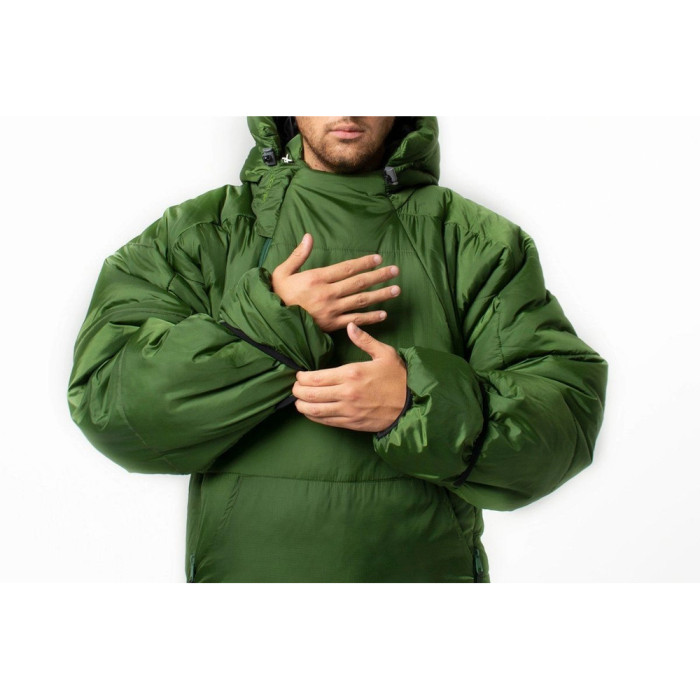 Спальный мешок (надеваемый) Selkbag ORIGINAL, размер M, зеленый  