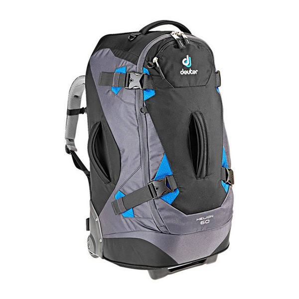 Сумка-рюкзак на колесах Deuter Helion, 60 л, black-ocean  