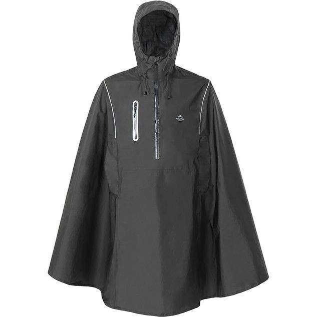 Плащ-дождевик Naturehike NH21FS038, размер L, черный 