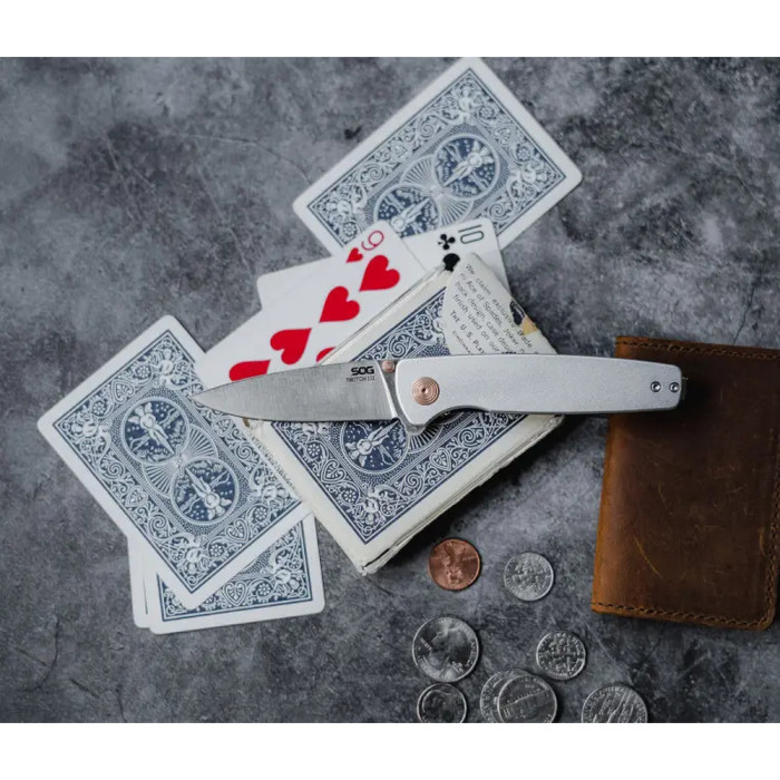 Нож Twitch III Silver/Gold (SOG 11-15-02-43)  