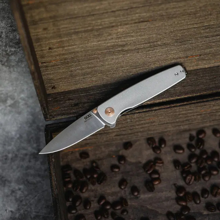 Нож Twitch III Silver/Gold (SOG 11-15-02-43)  