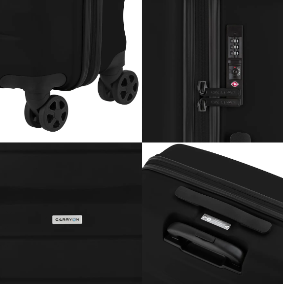 Чемодан CarryOn Porter (M) Black (502442)  