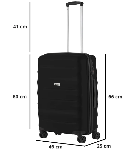 Чемодан CarryOn Porter (M) Black (502442)  