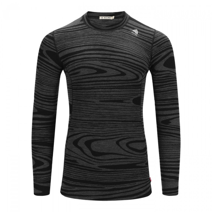 Термокофта муж. Aclima WarmWool 200 Crew Neck M's Black Motion L  
