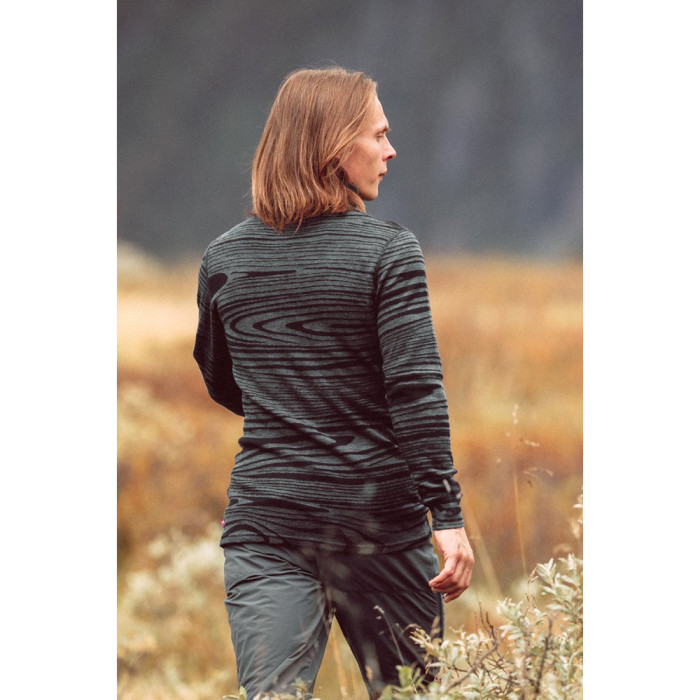 Термокофта муж. Aclima WarmWool 200 Crew Neck M's Black Motion L  