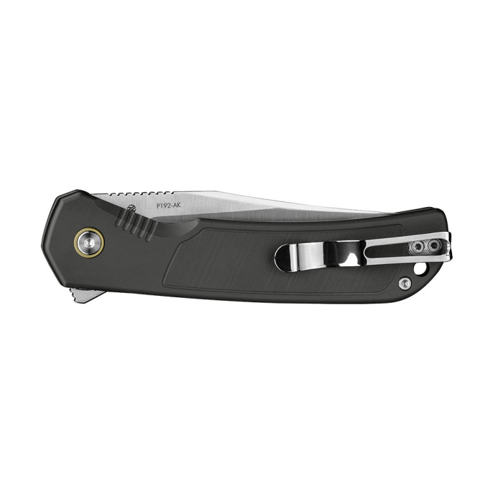 Нож складной туристический Ruike P192-AK, (9.1 см) 14C28N / алюминиевый сплав 6063, серый  