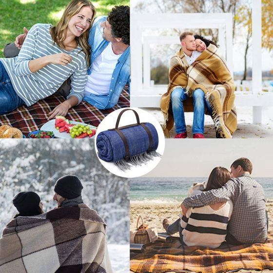 Пикниковый коврик KingCamp MERIDA (KP2012) BLUE / GREY  