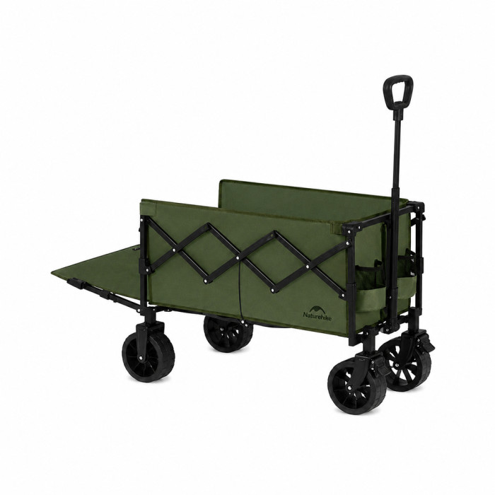 Тележка туристическая складная Naturehike Light CNK2350JJ012, 70+50 л, зеленый  