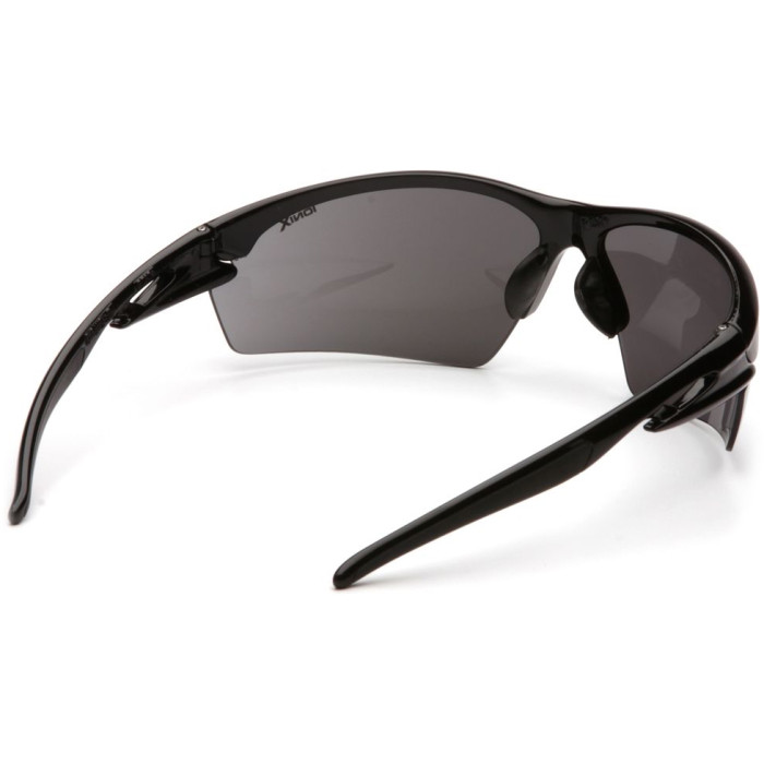 Очки Pyramex Ionix (silver mirror) зеркальные черные  