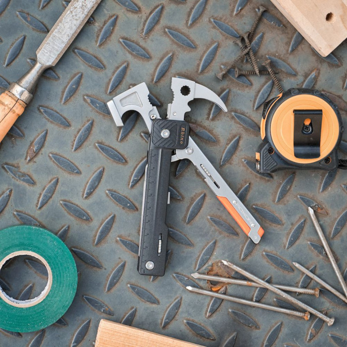 Мультитул-молоток Roxon H1, черный (поврежденная упаковка)  