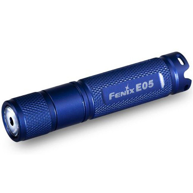 Фонарь Fenix E05 Cree XP-E (27 люмен), синий  