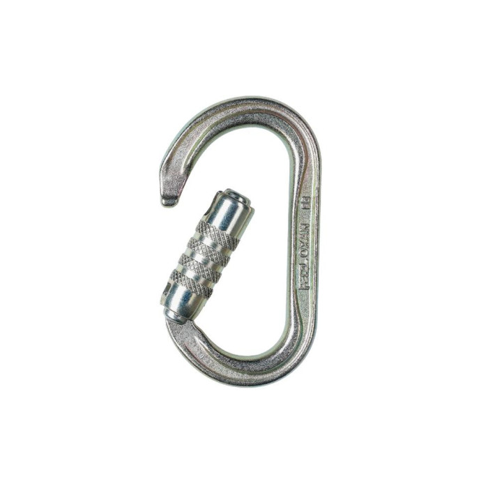 Карабин стальной Petzl OXAN triact-lock steel 1  