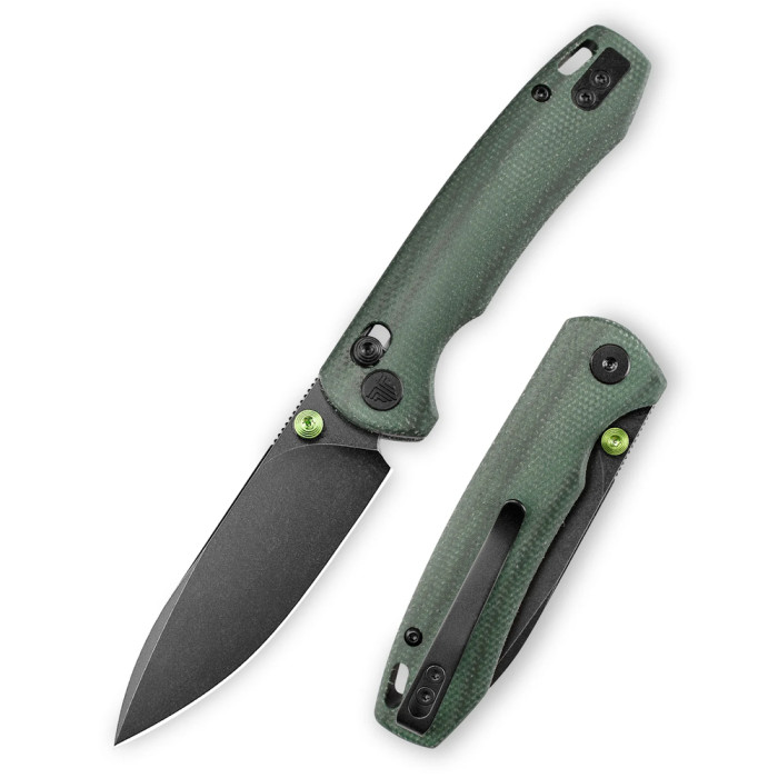 Нож Trivisa Dragonfly-GM, 14C28N, Микарта, Зеленый (JM03-GM-14)  