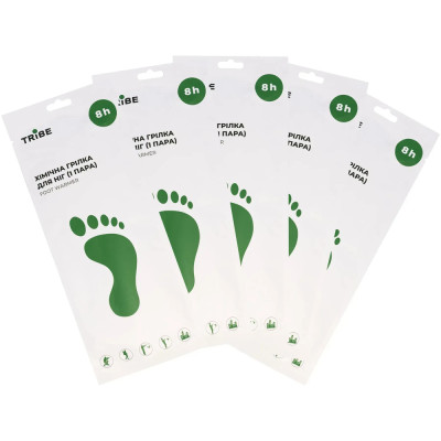 Набор химических грелок Tribe Foot Warmer для ног (5 пар) T-LD-0012-L-XL