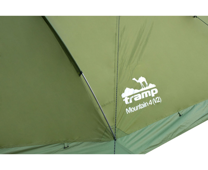 Палатка Tramp Mountain 4 v2 TRT-024, зеленая  