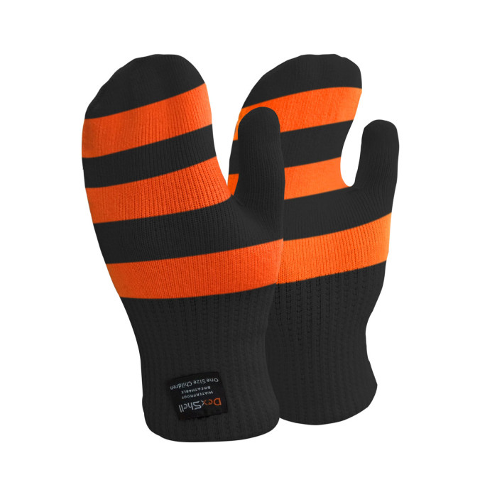 Водонепроницаемые детские варежки Dexshell Children mittens, оранжевые DG536  