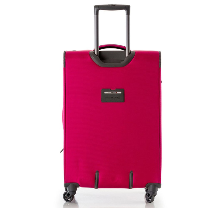 Чемодан Swissbrand Silkeborg (L) Fuchsia/Light Grey (SWB_LLSIL941L)  