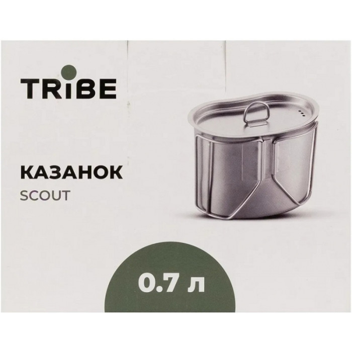 Котелок Tribe Scout 0,7 л стальной T-FH-0011-metal  