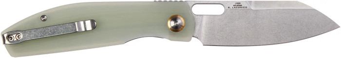 Нож CJRB Ekko, AR-RPM9 Steel, G-10 natural green  