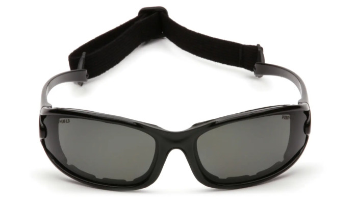 Защитные очки с поляризацией Pyramex Pmxcel Polarized (gray) Anti-Fog, серые  