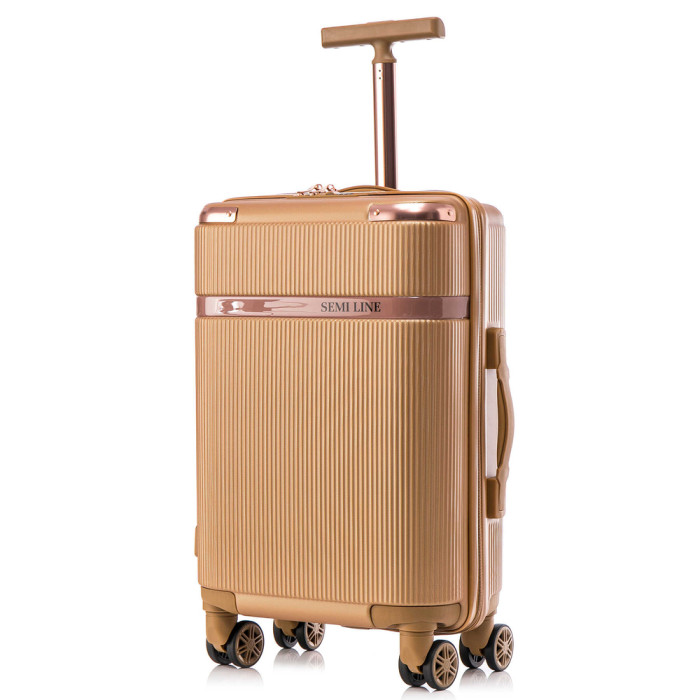 Чемодан Semi Line 20" (S) Gold (T5667-2)  
