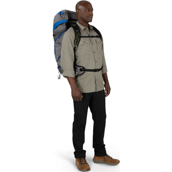 Рюкзак Osprey Exos Pro 55 dale grey/agam blue - S/M - серый  