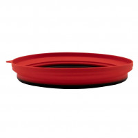 Тарелка Tramp силиконовая с пластиковым дном 1050 мл красный