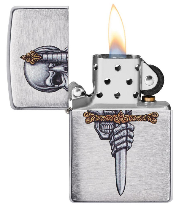 Зажигалка Zippo 200 Sword Skull Design (49488)  
