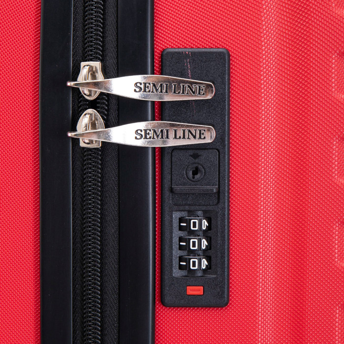 Чемодан Semi Line 24" (M) Red (T5871-3)