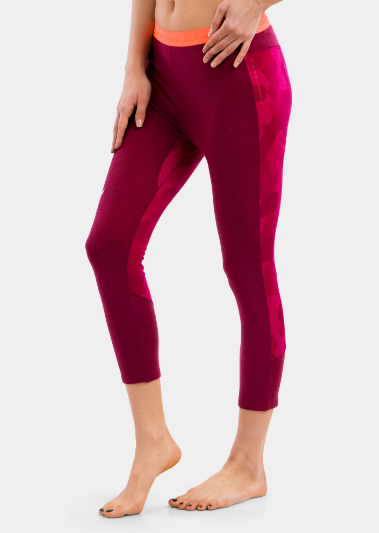 Термоштаны женские Salewa CRISTALLO WARM AMR 3/4 TIGHT - синие, 46/40  