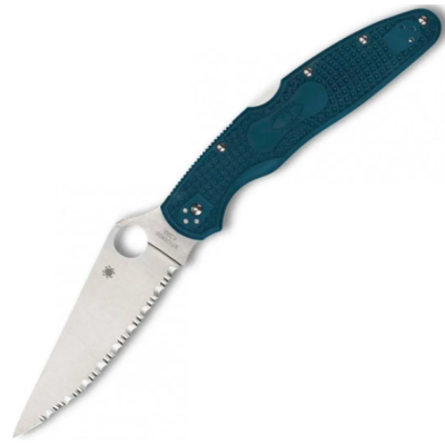 Нож Spyderco Police 4 FRN, серрейтор, K390