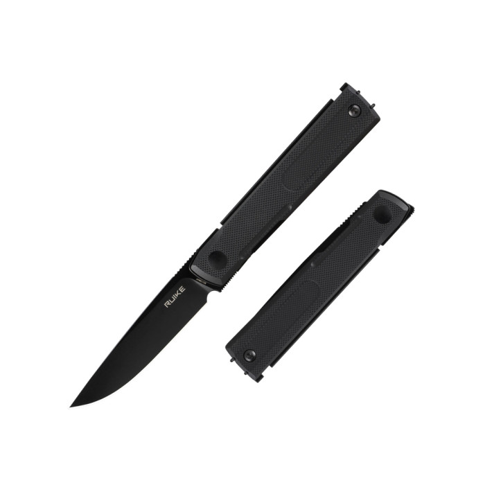 Нож складной карманный Ruike, (7.7 см) 8Cr13MoV / G10 черный  