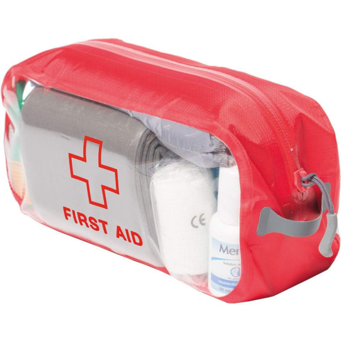 Органайзер Exped CLEAR CUBE FIRST AID M red  
