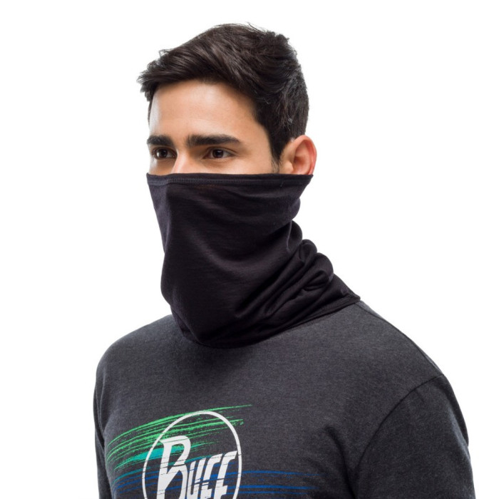 Шарф-труба Buff Lightweight Merino Wool black  