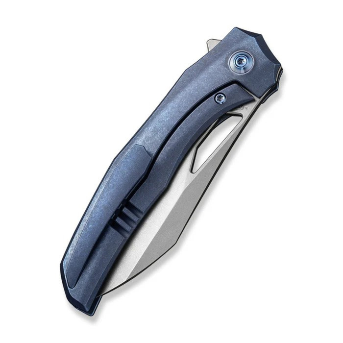 Нож складной туристический Weknife Ignio Mystery Box, (8.39 см) CPM 20CV / 6AL4V Titanium синий  