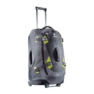 Сумка-рюкзак на колесах Deuter Helion, 80 л, black-moss