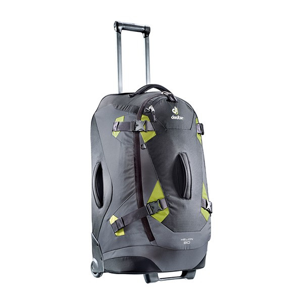 Сумка-рюкзак на колесах Deuter Helion, 80 л, black-moss  