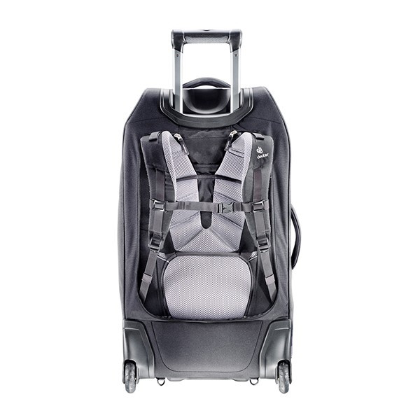 Сумка-рюкзак на колесах Deuter Helion, 80 л, black-moss  