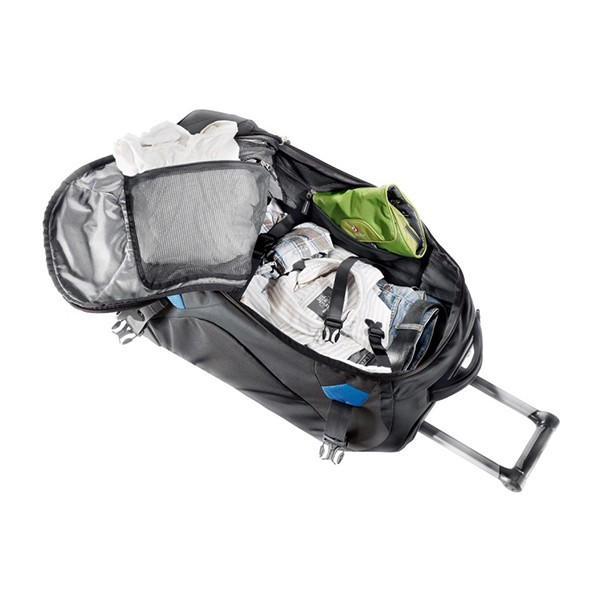 Сумка-рюкзак на колесах Deuter Helion, 80 л, black-moss  