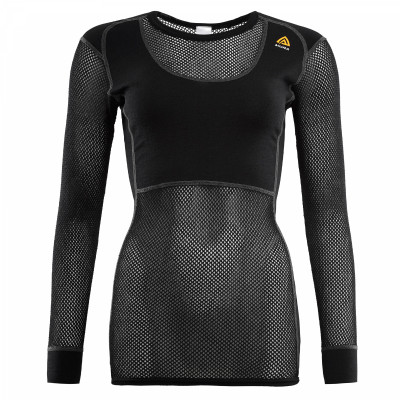 Термофутболка женская Aclima WoolNet Crew Neck Woman Black, S