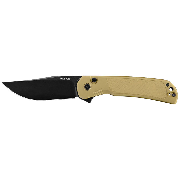 Нож складной туристический Ruike P192-AY, (9.1 см) 14C28N / алюминиевый сплав 6063, бронзовый  