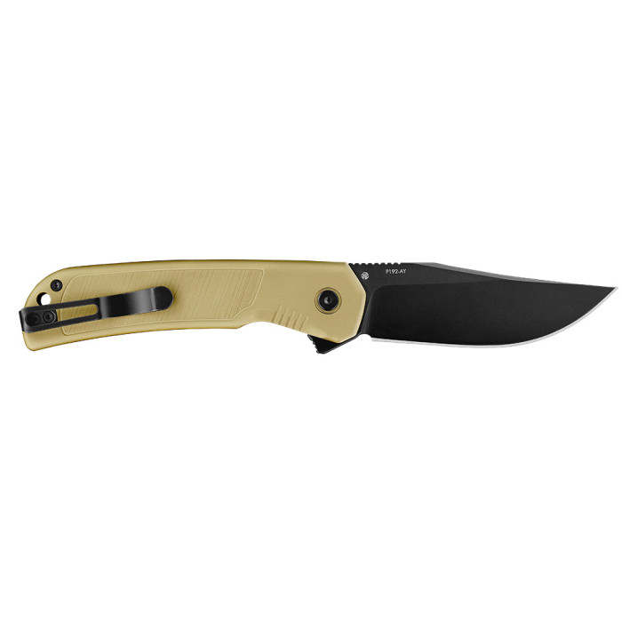 Нож складной туристический Ruike P192-AY, (9.1 см) 14C28N / алюминиевый сплав 6063, бронзовый  