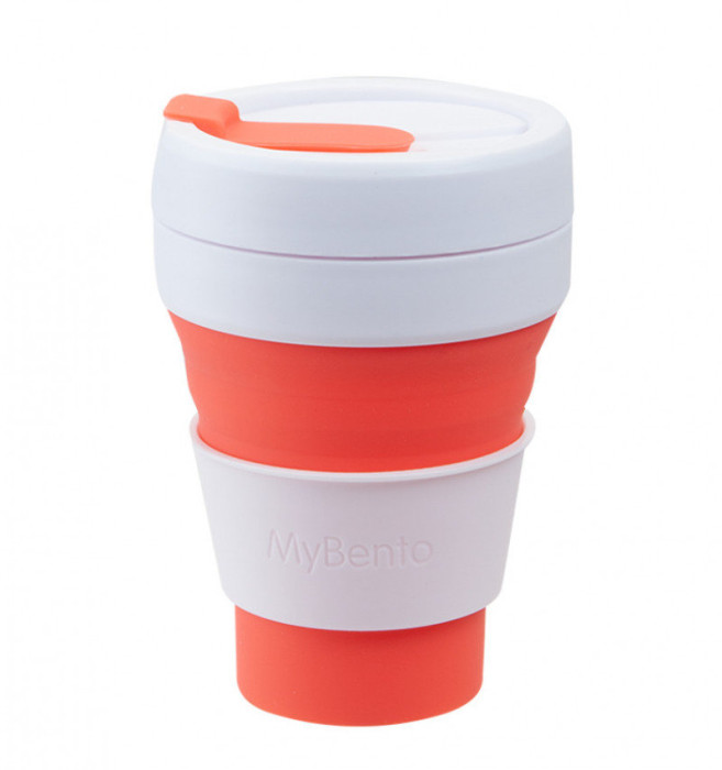 Складной стакан Summit MyBento Midi Pop Cup 355 мл, розовый  